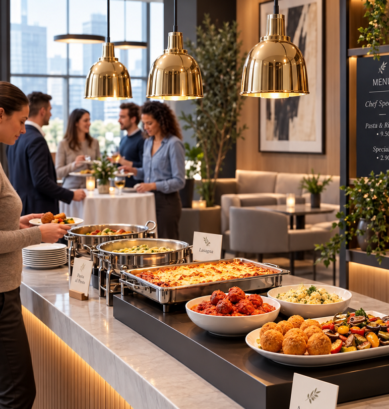 lampade riscaldanti per buffet